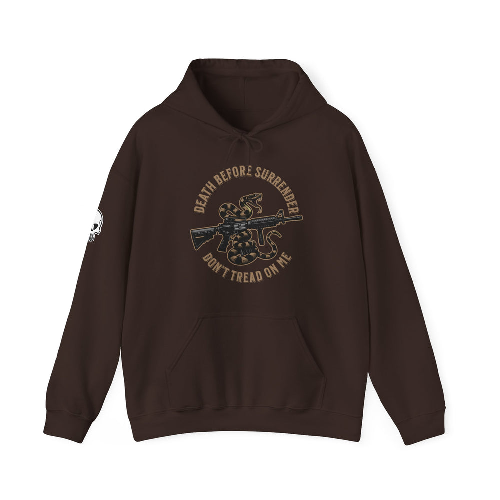 COLOR DEATH BEFORE SURRENDER HOODIE