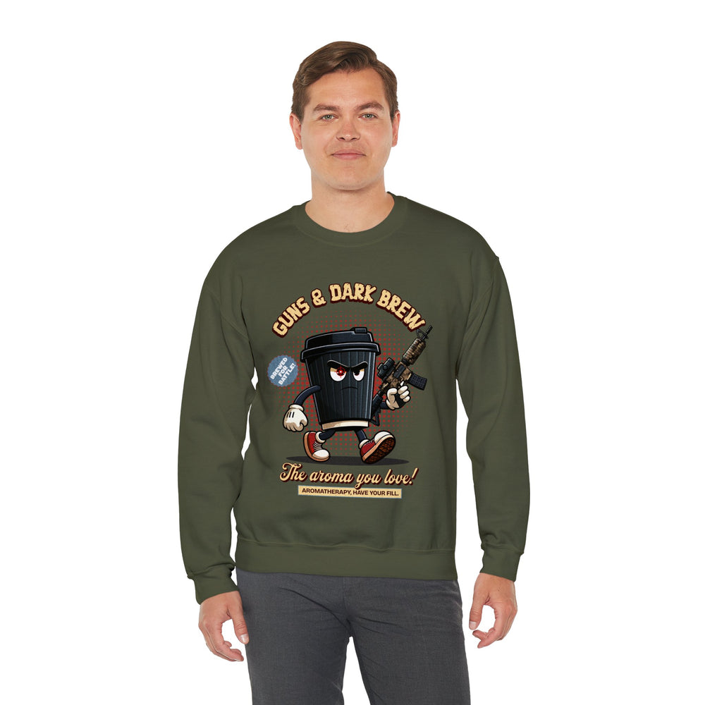 GUNS AND DARK BREW SWEATSHIRT