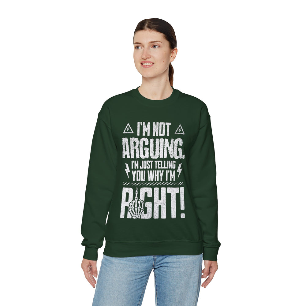 RIGHT BY DEFAULT SWEATSHIRT