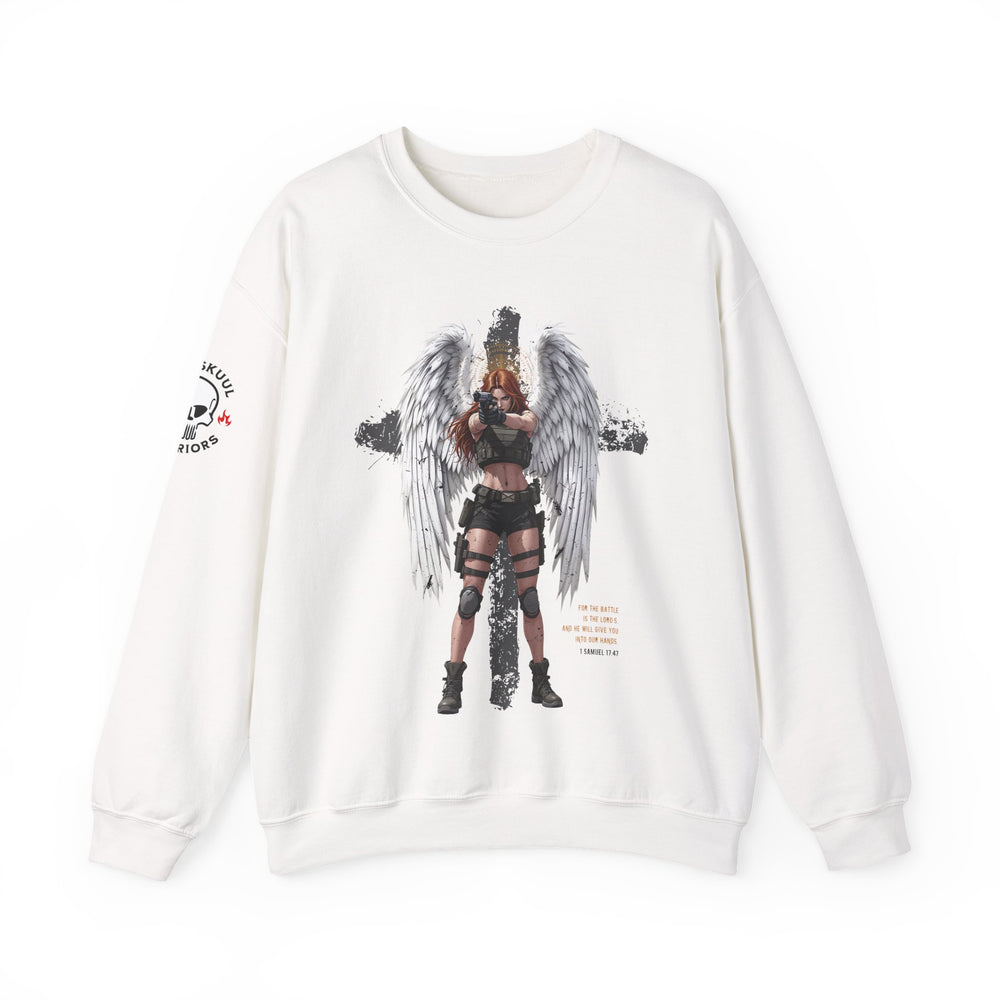 FEMALE ARCHANGEL 1 SAMUEL 17:47 SWEATSHIRT