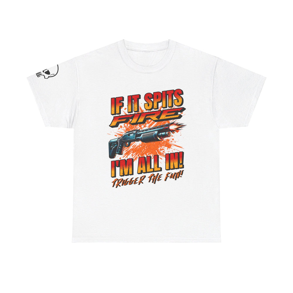 SHOTGUN SPITTING FIRE T SHIRT