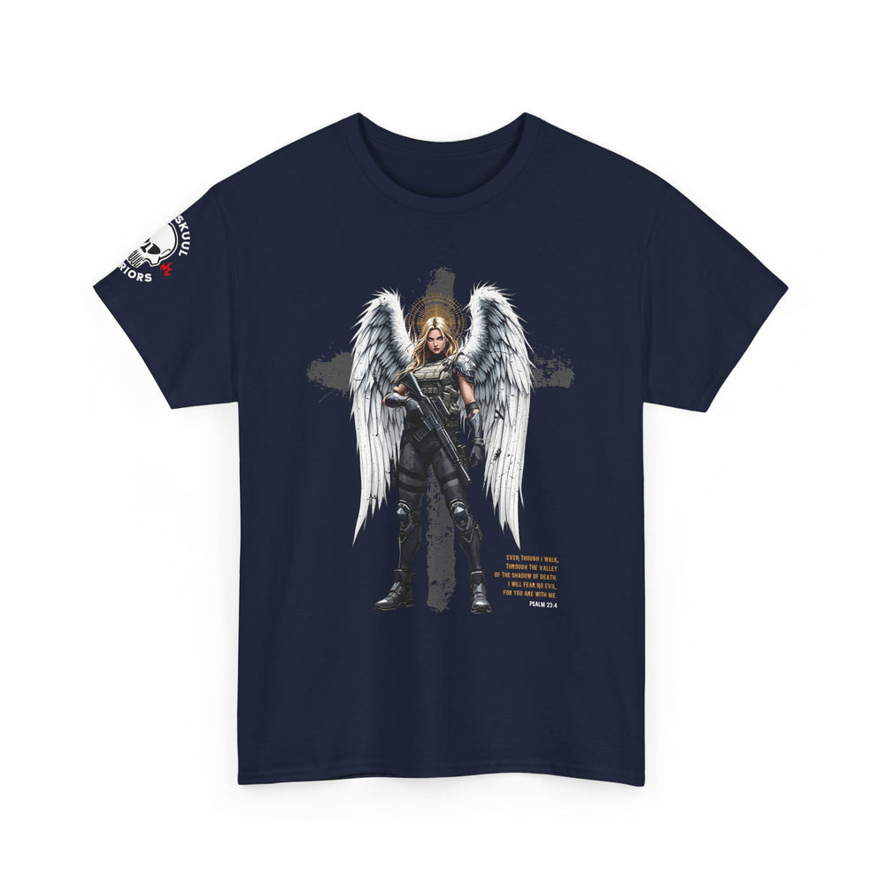 FEMALE ARCHANGEL PSALM 23:4 T SHIRT