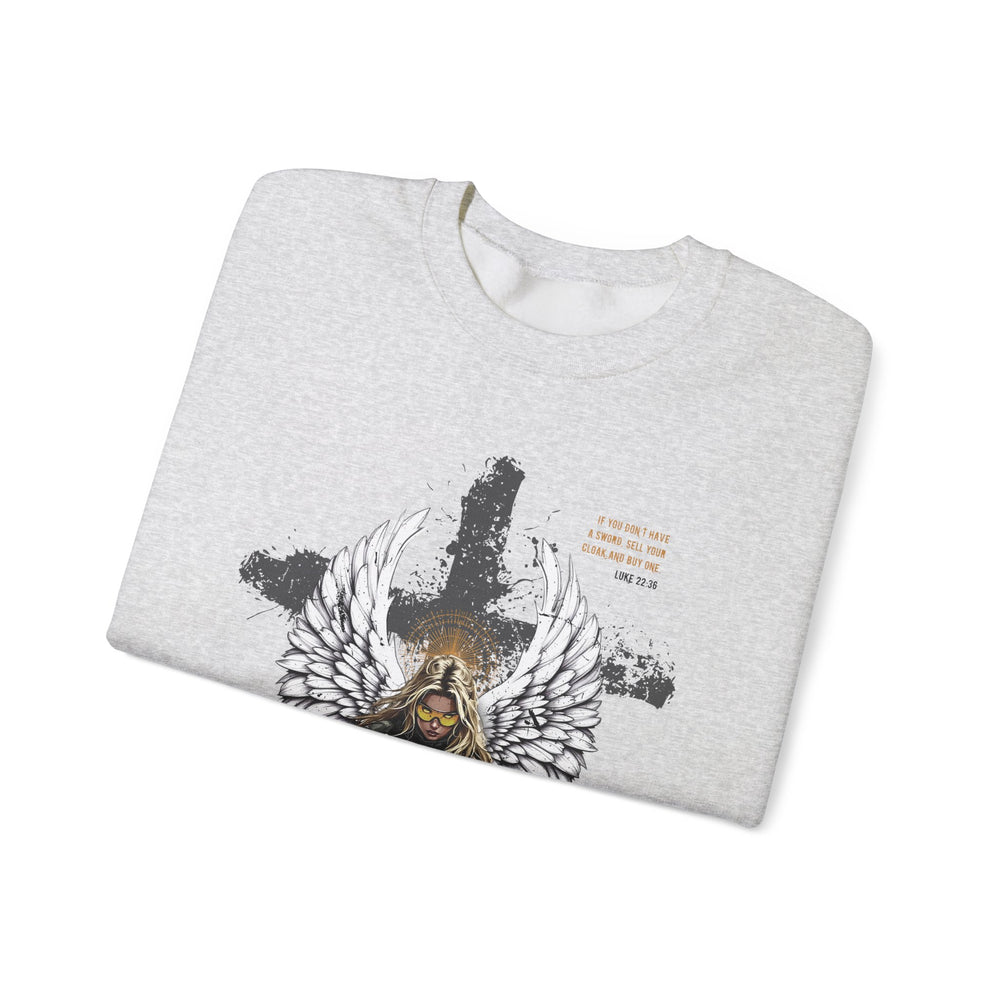 FEMALE ARCHANGEL LUKE 22:36 SWEATSHIRT