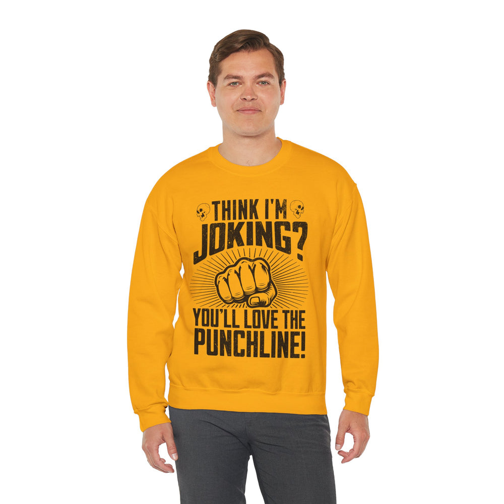 KISS THE PUNCHLINE SWEATSHIRT