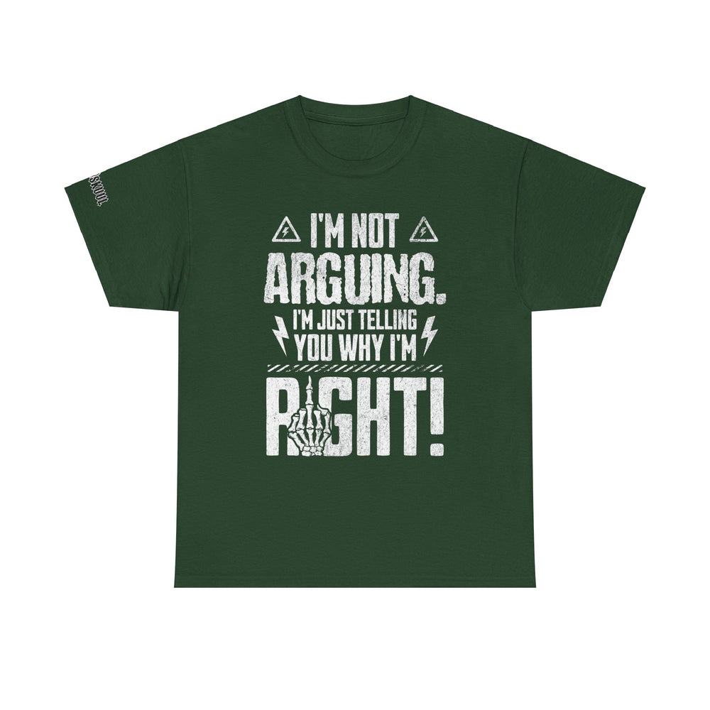 RIGHT BY DEFAULT T SHIRT