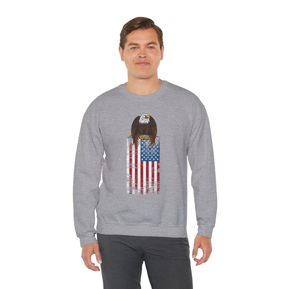 EAGLE USA FLAG SWEATSHIRT