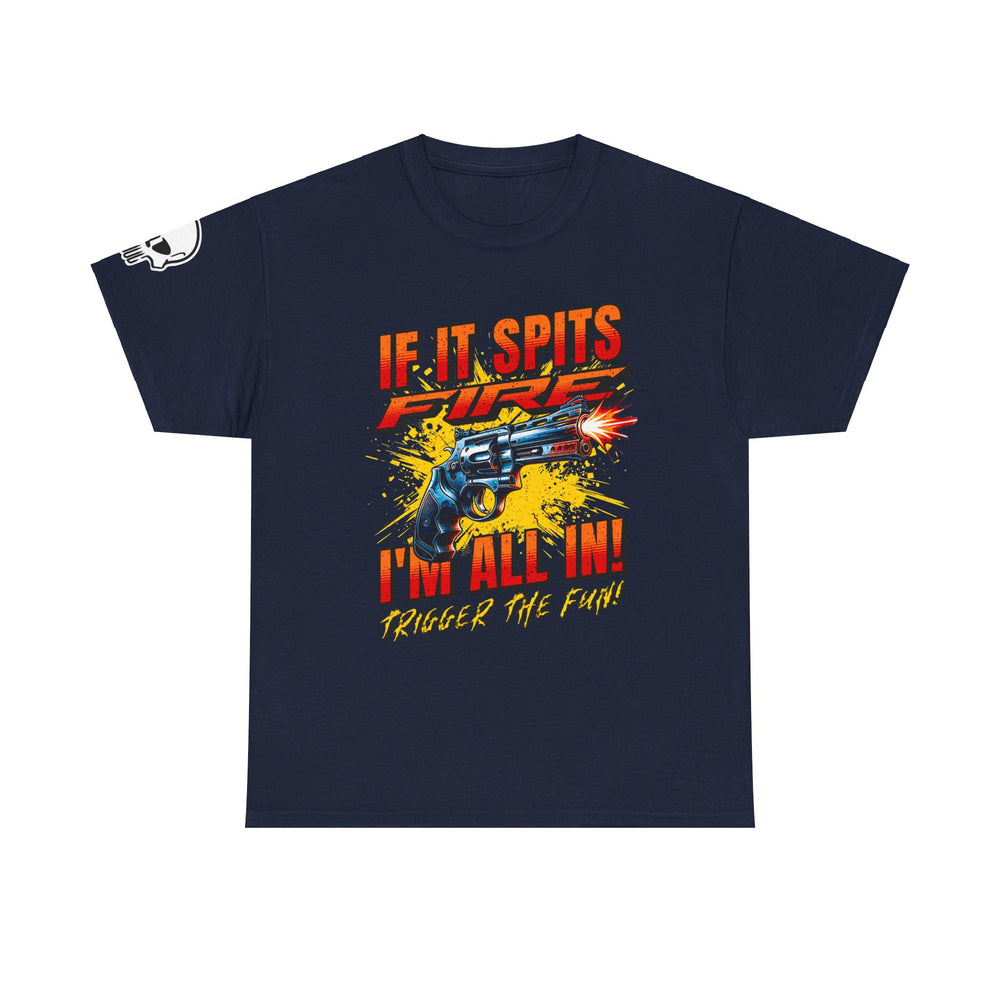 REVOLVER SPITTING FIRE T SHIRT