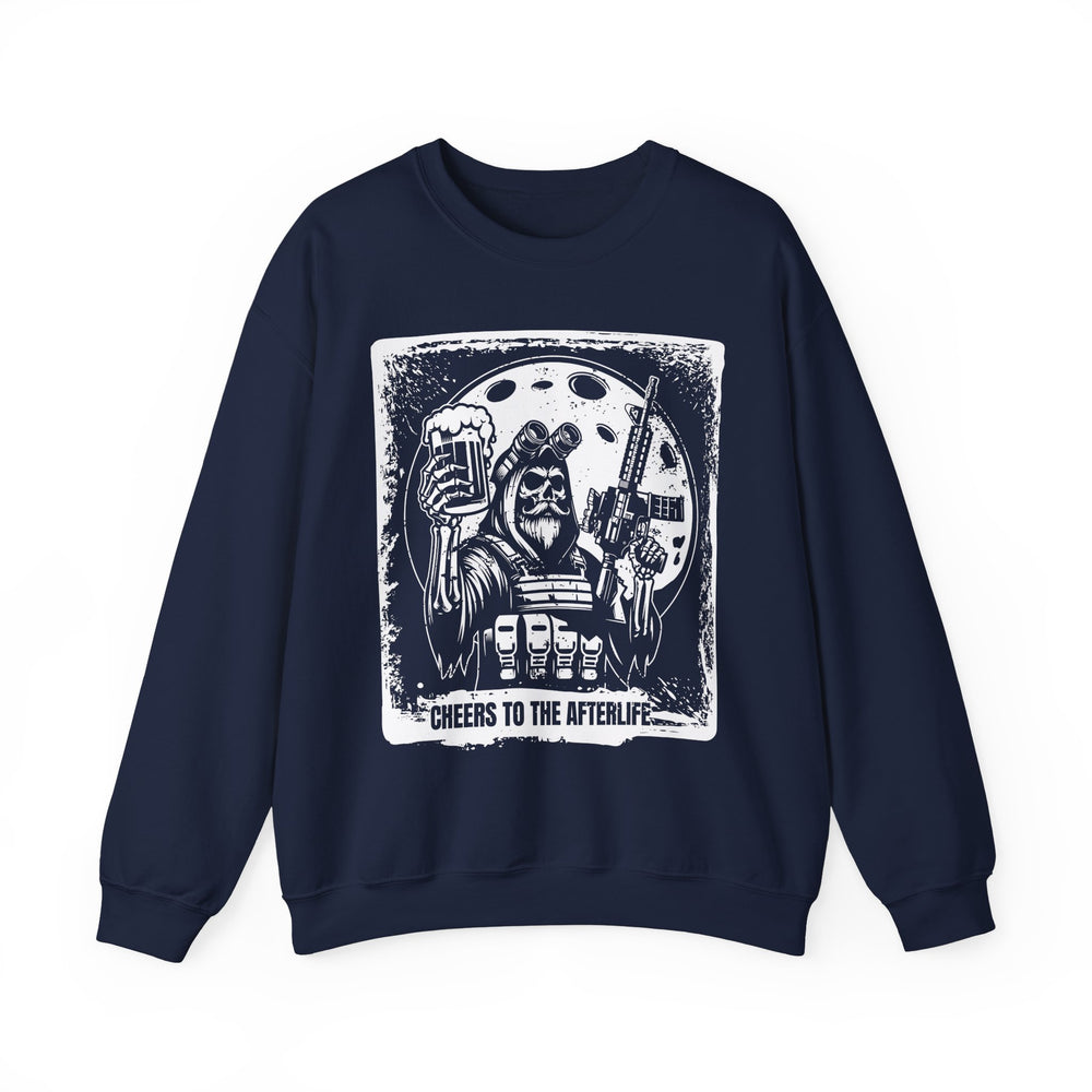 CHEERS TO THE AFTERLIFE GRUNGE SWEATSHIRT