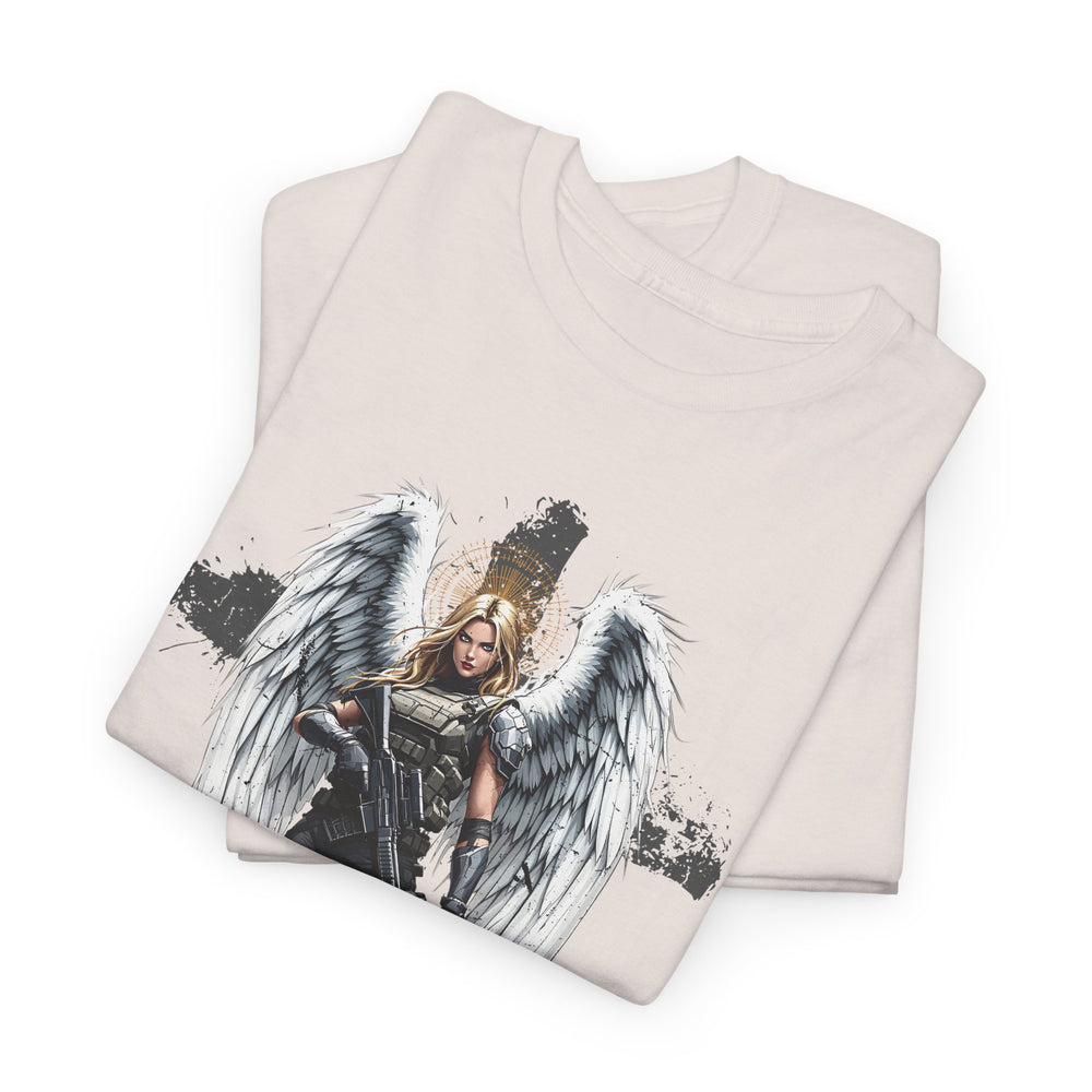 FEMALE ARCHANGEL PSALM 23:4 T SHIRT