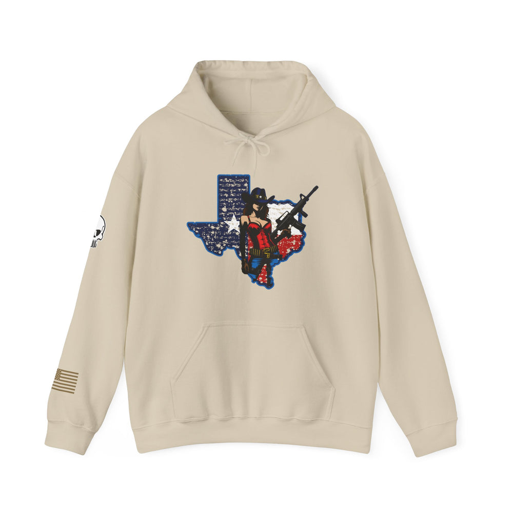 TEXAS STATE COWGIRL HOODIE