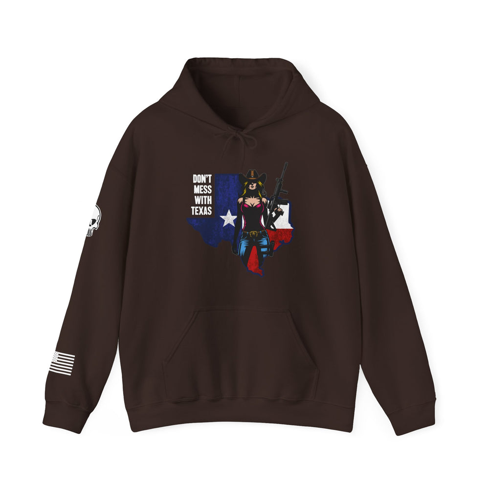 DON'T MESS WITH TEXAS STATE COWGIRL HOODIE