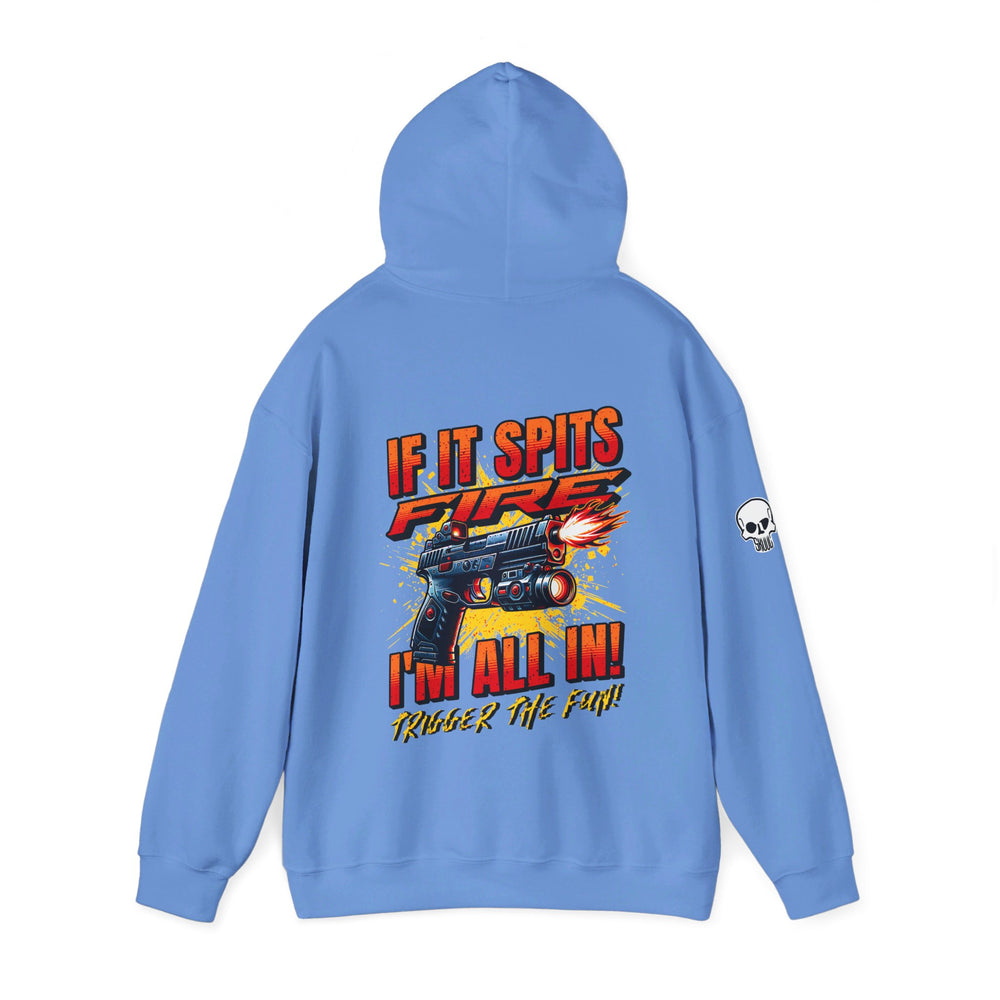 TACTICAL GUN SPITTING FIRE HOODIE