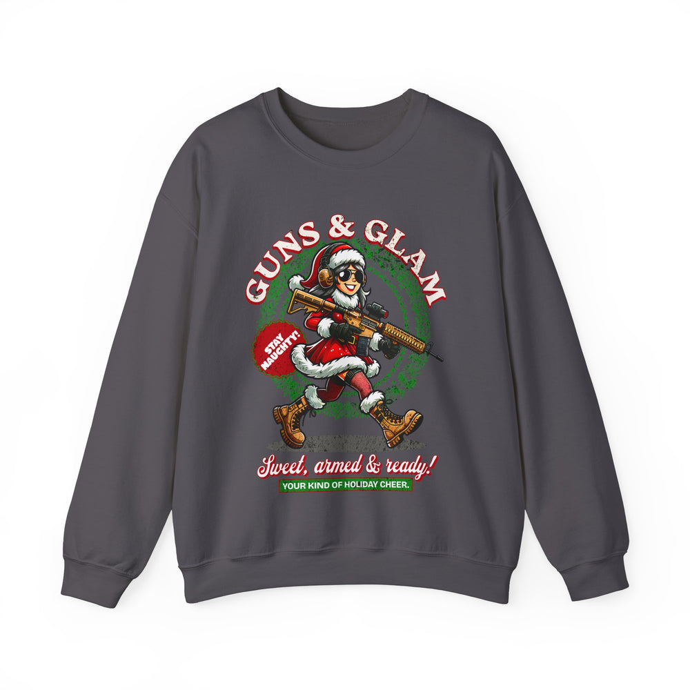 GUNS AND GLAM XMAS SWEATSHIRT