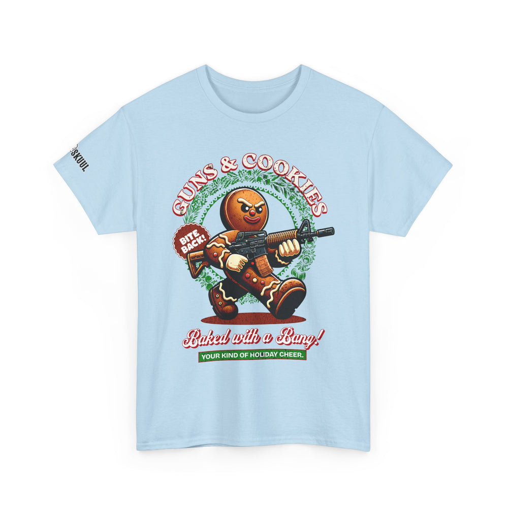 GUNS AND COOKIES XMAS T SHIRT