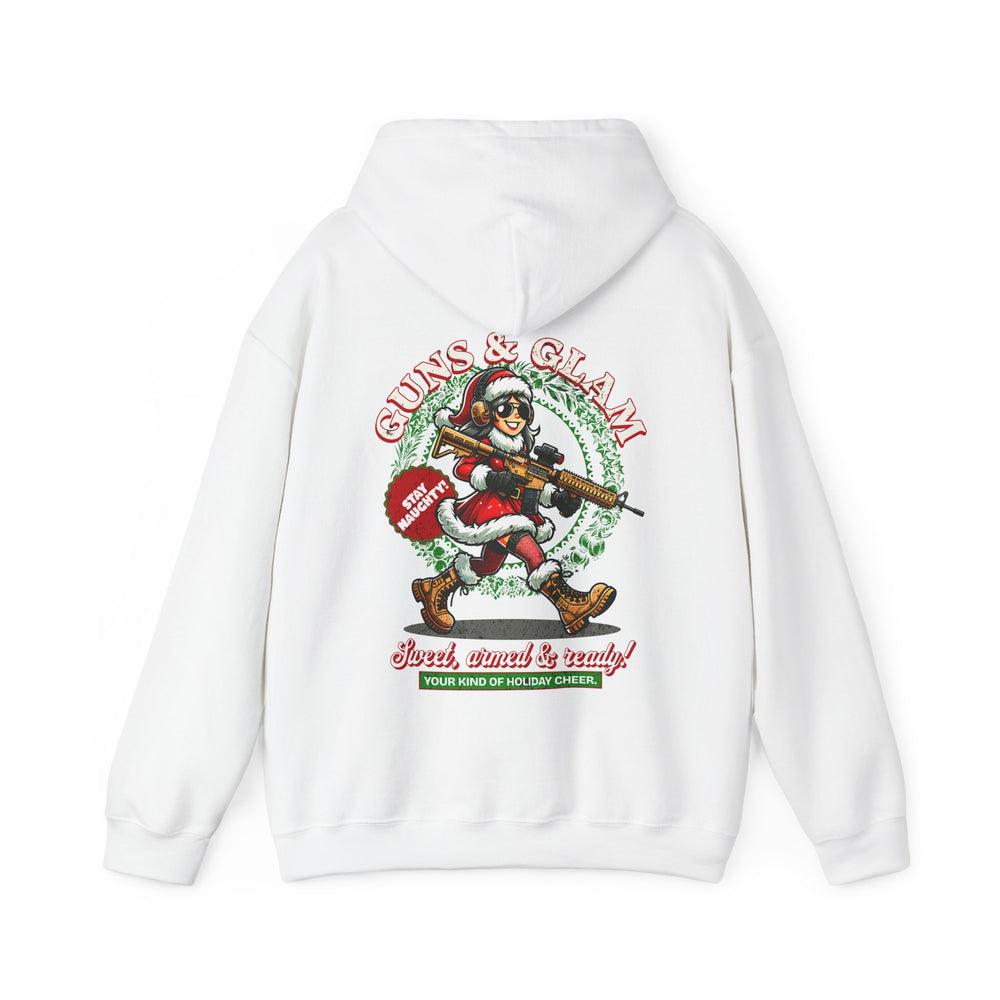 GUNS AND GLAM XMAS HOODIE