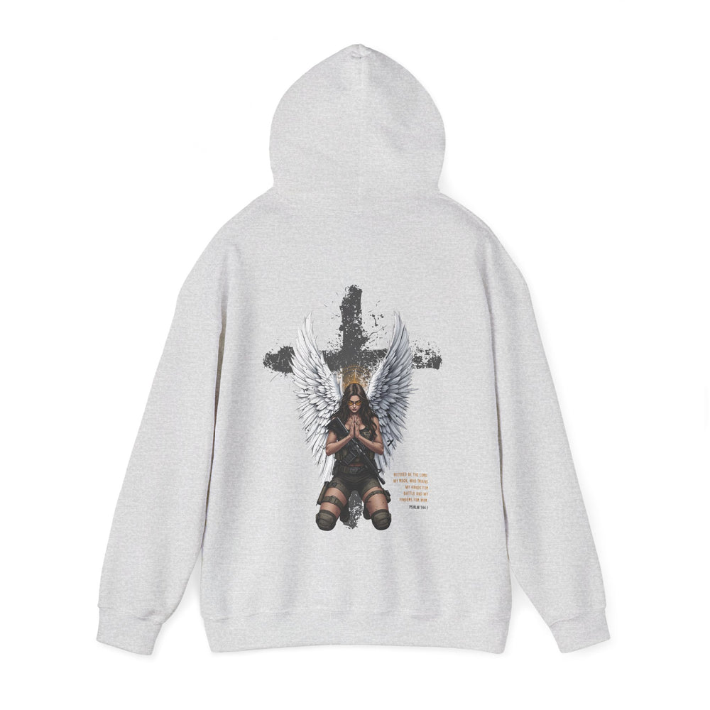 FEMALE ARCHANGEL PSALM 144:1 HOODIE