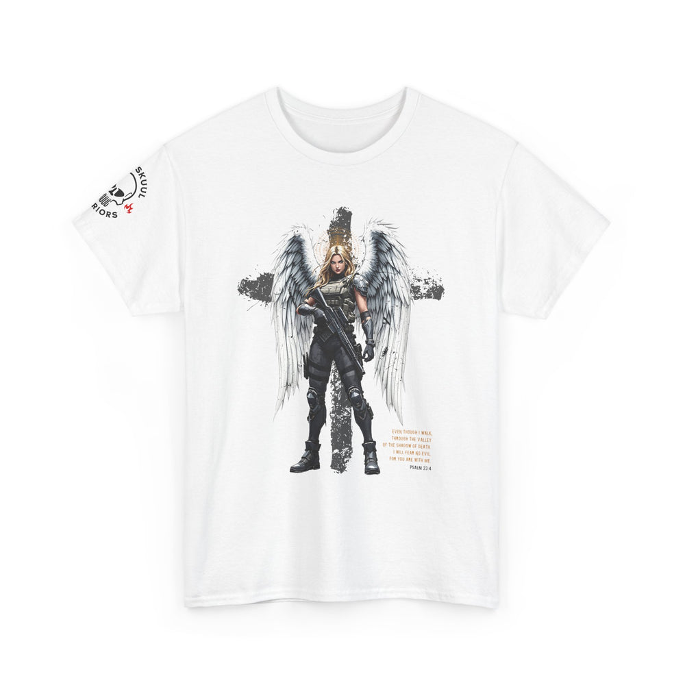 FEMALE ARCHANGEL PSALM 23:4 T SHIRT
