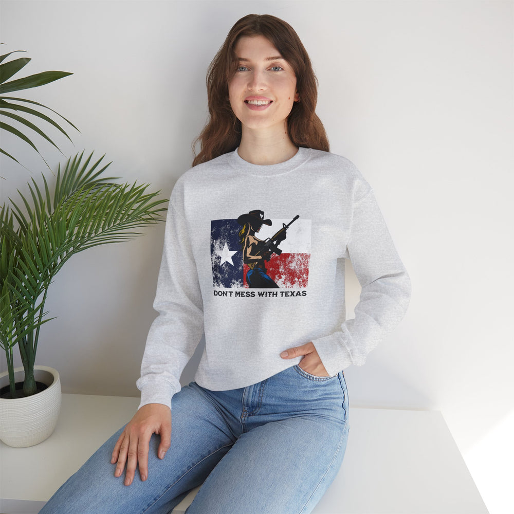 DON'T MESS WITH TEXAS COWGIRL SWEATSHIRT