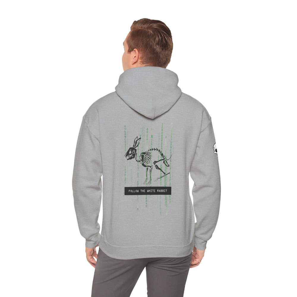 FOLLOW THE WHITE RABBIT HOODIE