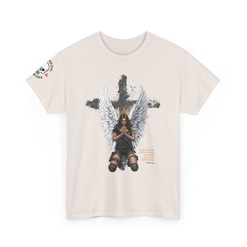 FEMALE ARCHANGEL PSALM 144:1 T SHIRT