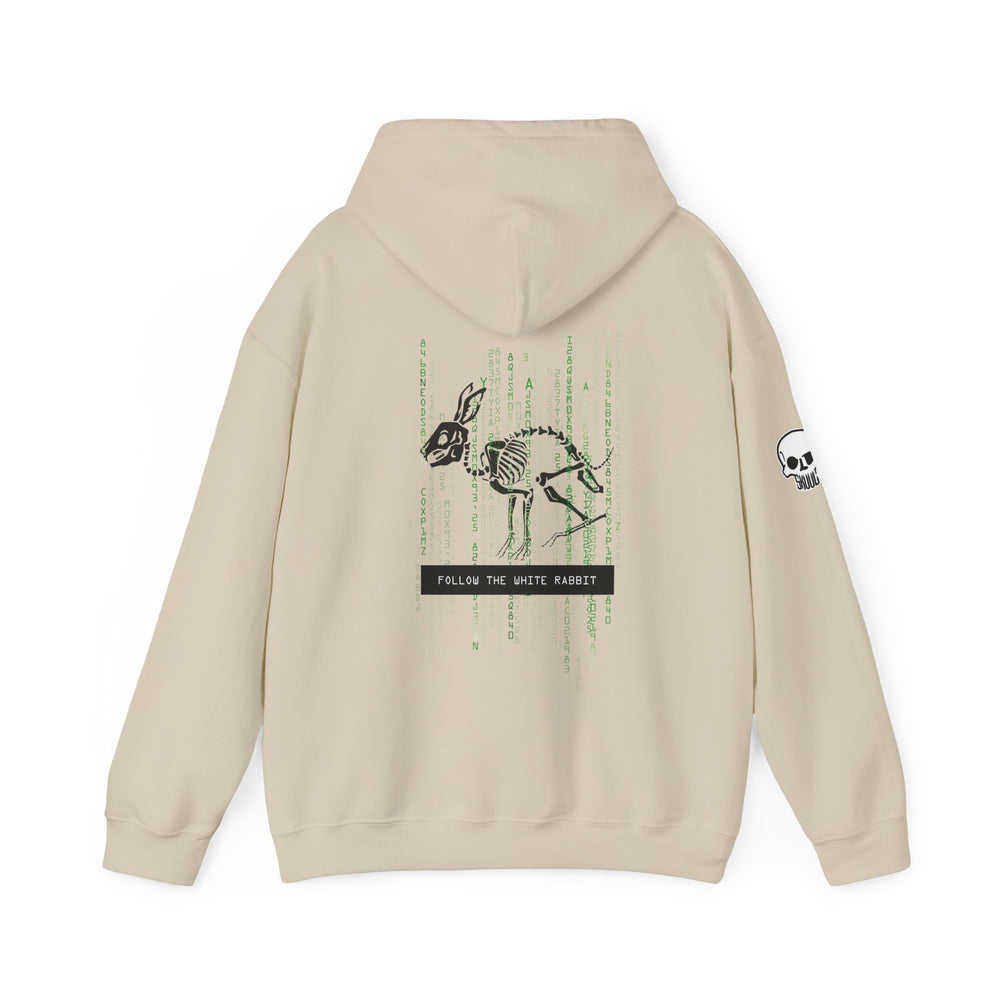 FOLLOW THE WHITE RABBIT HOODIE