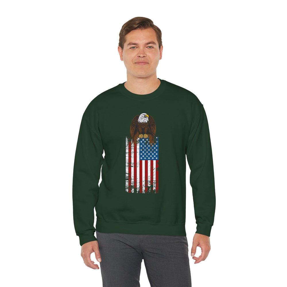 EAGLE USA FLAG SWEATSHIRT