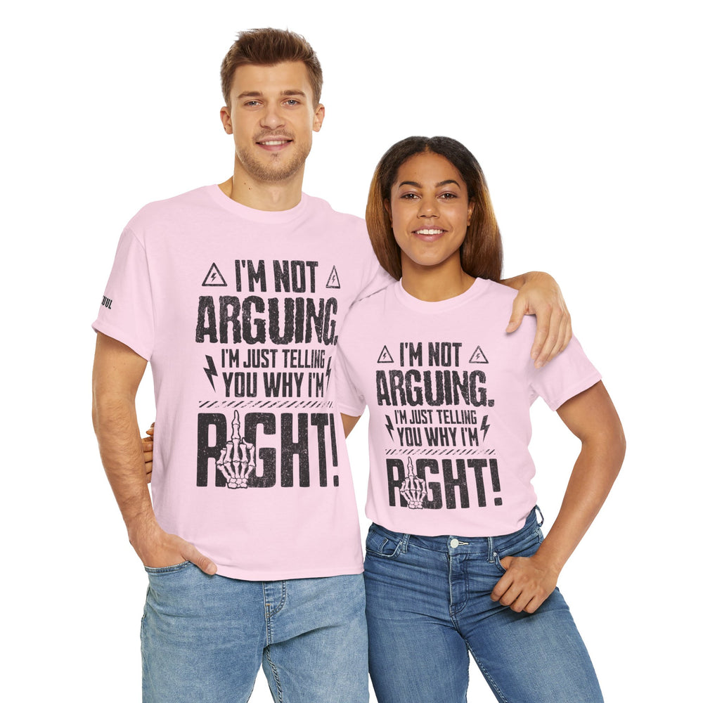 RIGHT BY DEFAULT T SHIRT