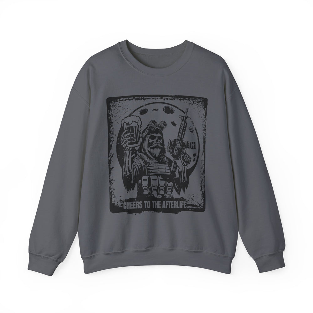 CHEERS TO THE AFTERLIFE GRUNGE SWEATSHIRT