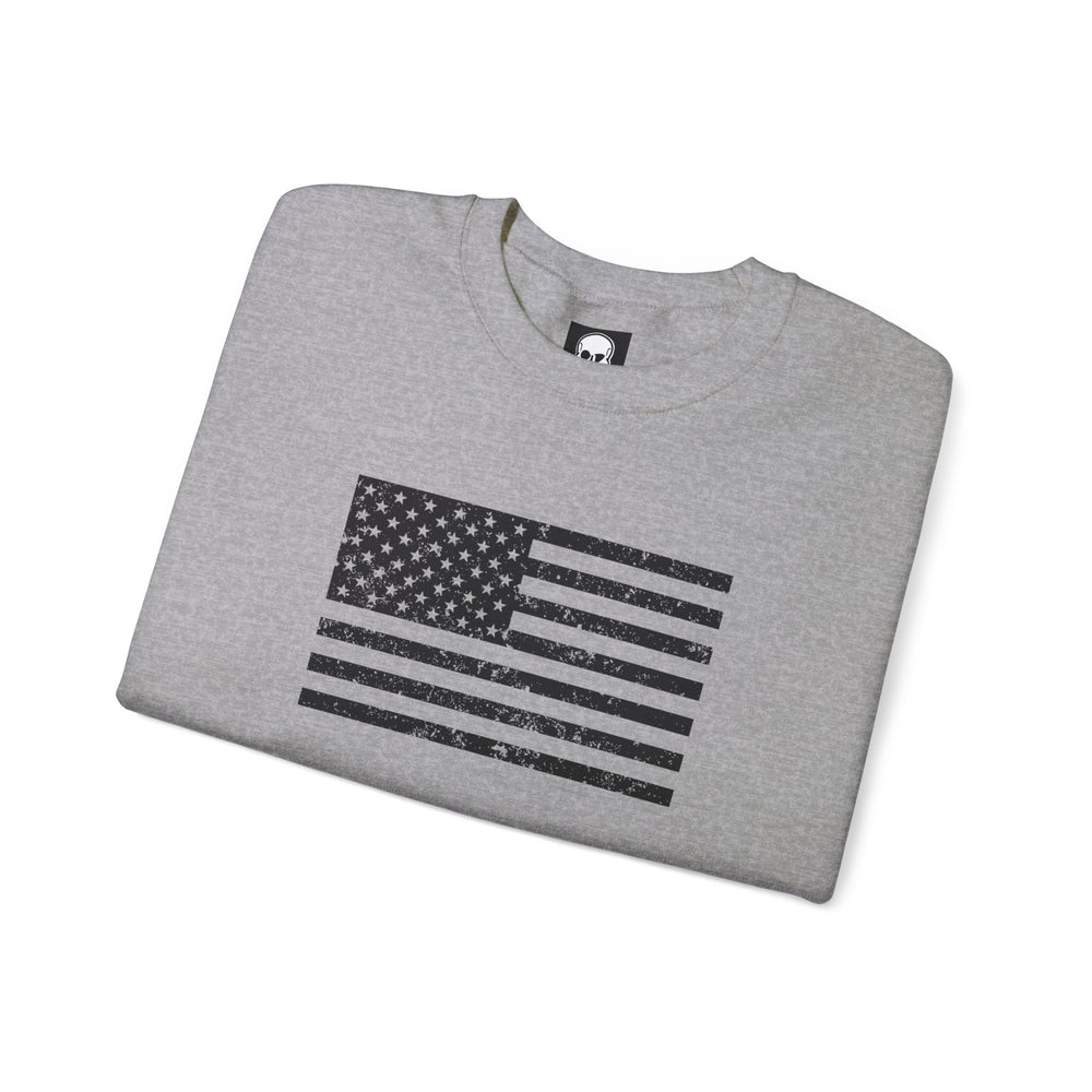 USA GRUNGE FLAG SWEATSHIRT