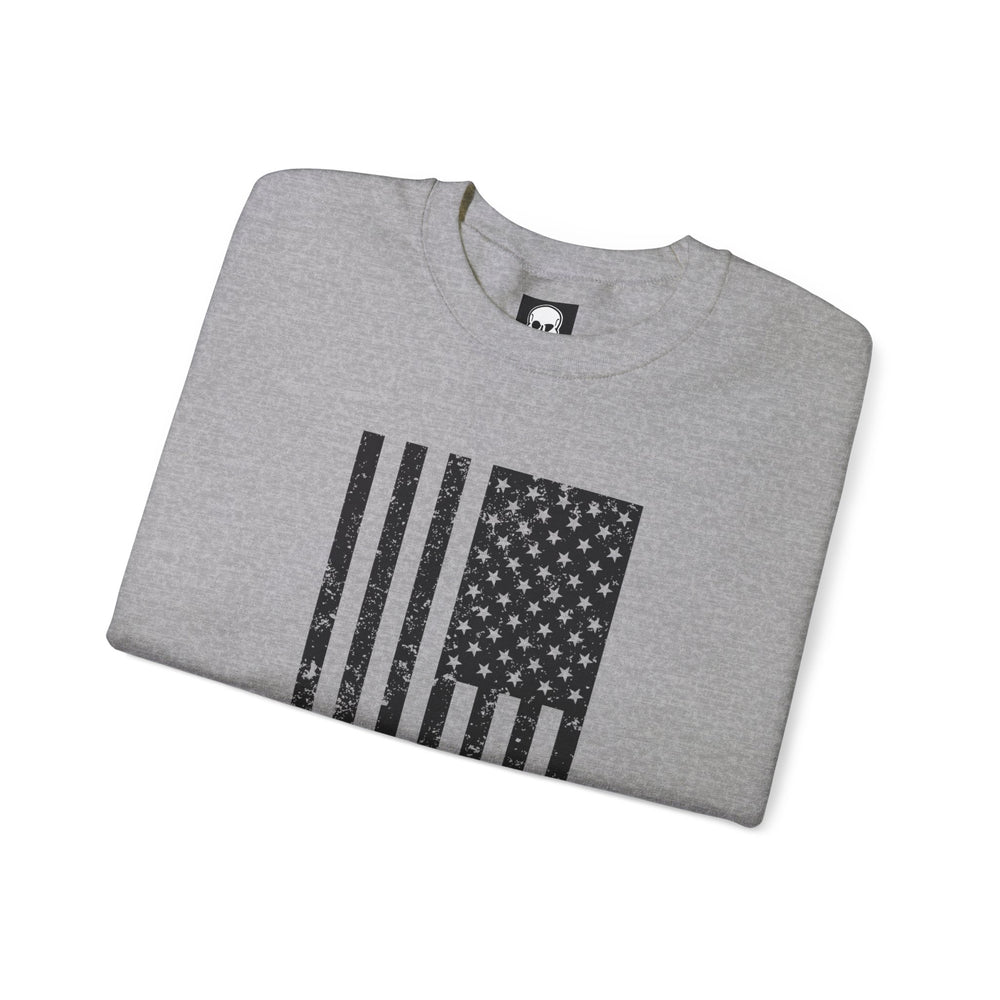 VERTICAL USA GRUNGE FLAG SWEATSHIRT