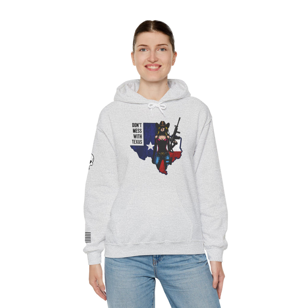 DON'T MESS WITH TEXAS STATE COWGIRL HOODIE