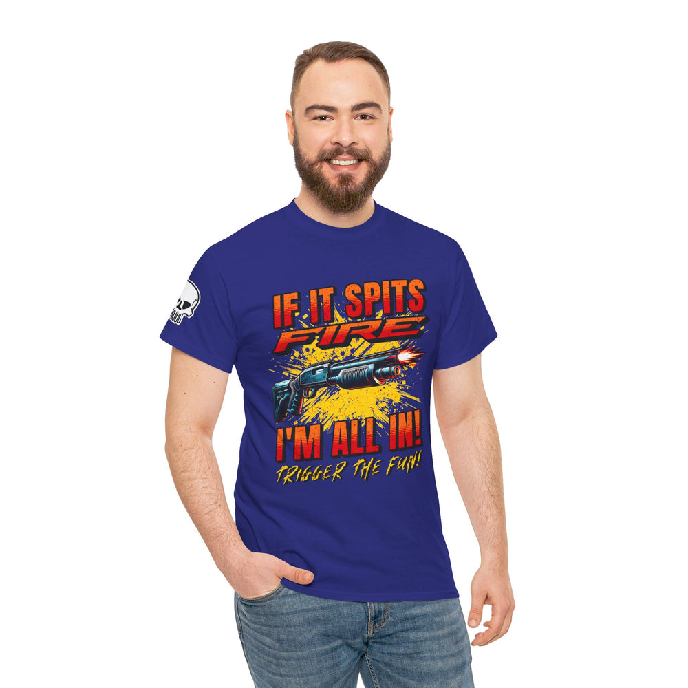 SHOTGUN SPITTING FIRE T SHIRT