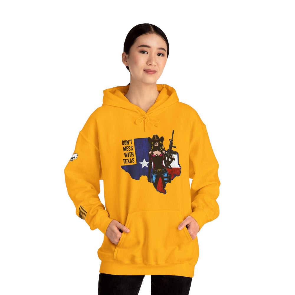 DON'T MESS WITH TEXAS STATE COWGIRL HOODIE