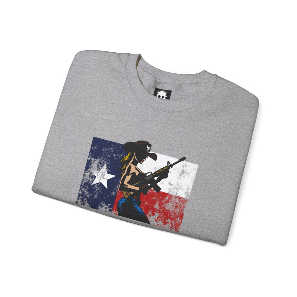 DON'T MESS WITH TEXAS COWGIRL SWEATSHIRT