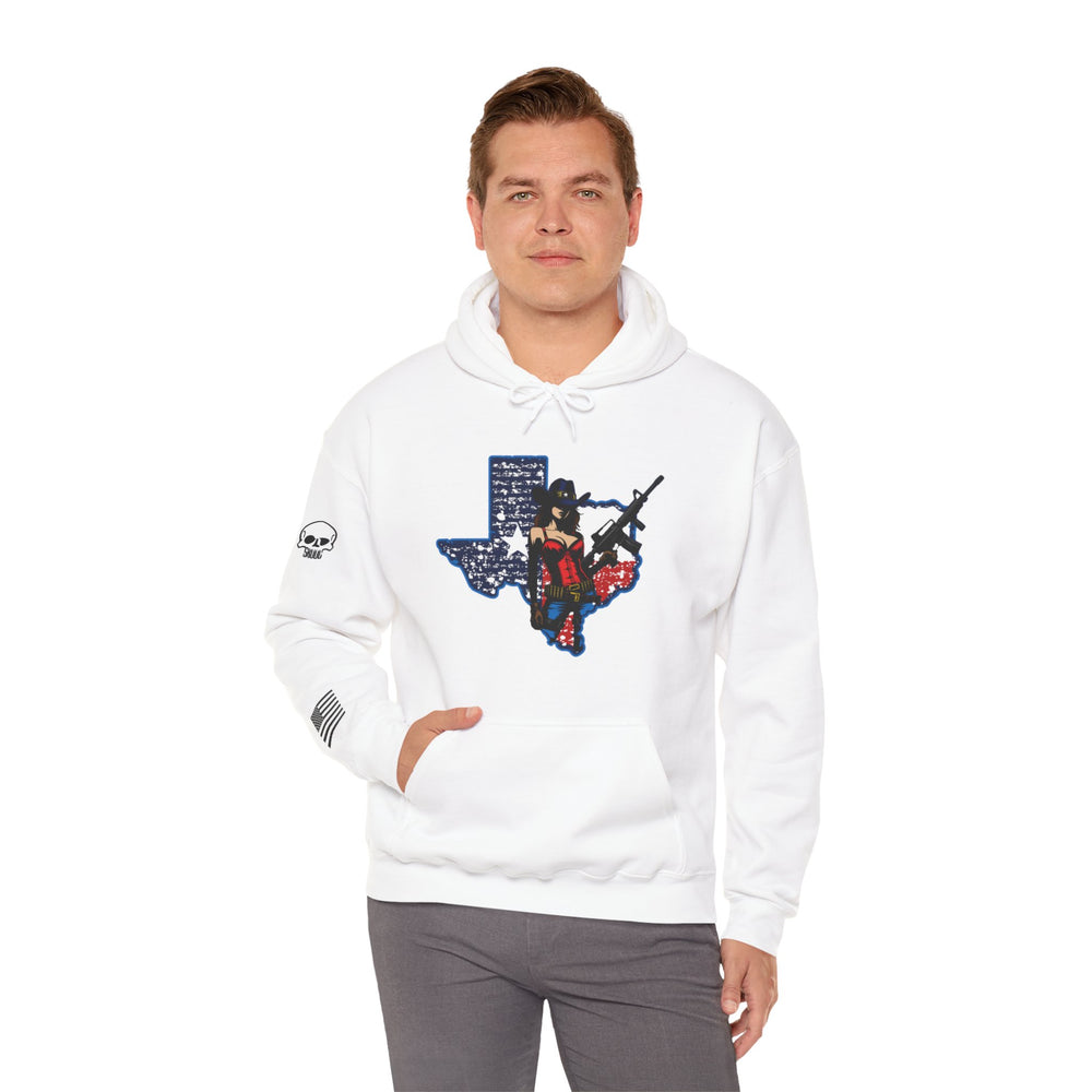 TEXAS STATE COWGIRL HOODIE