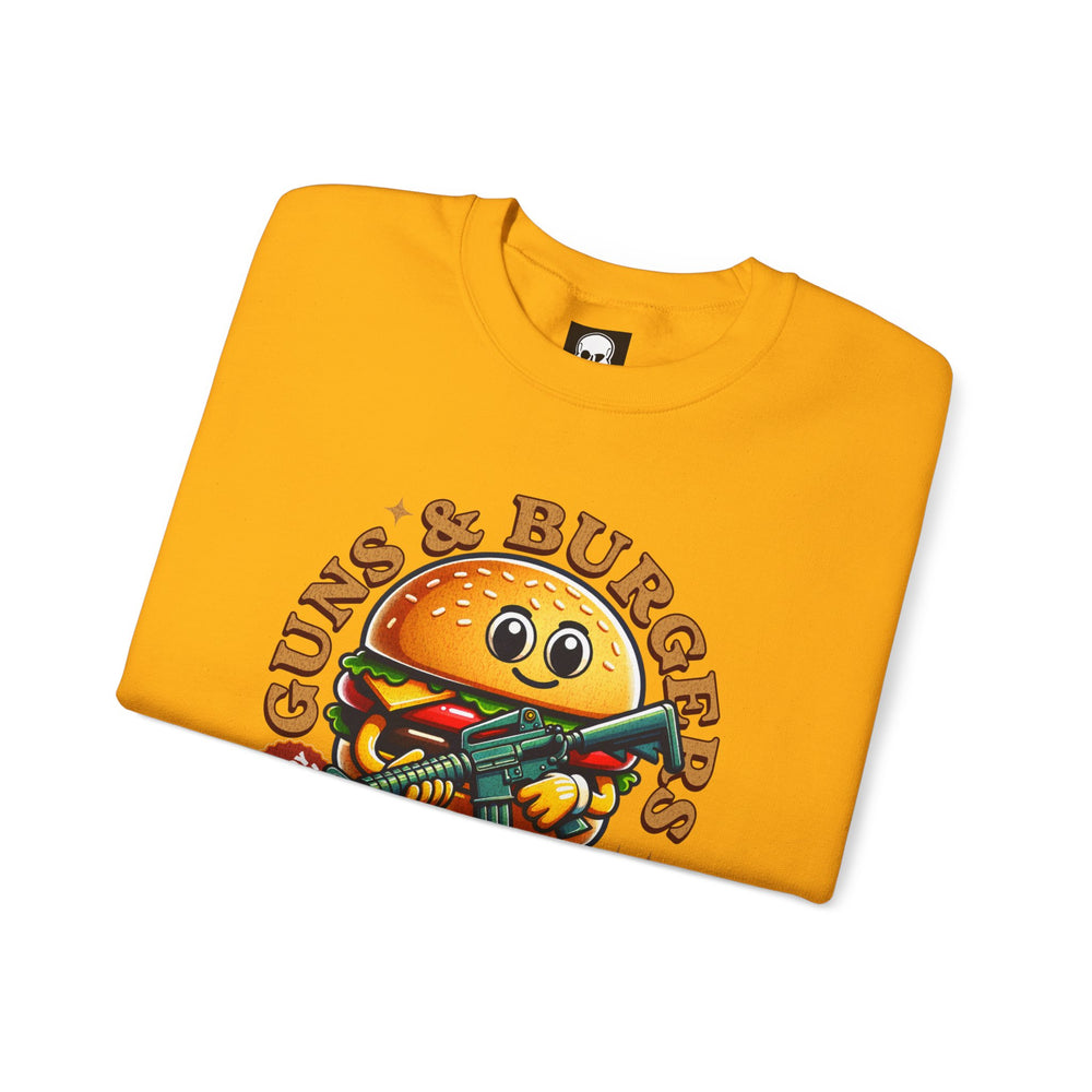 GUNS AND BURGERS VINTAGE SWEATSHIRT