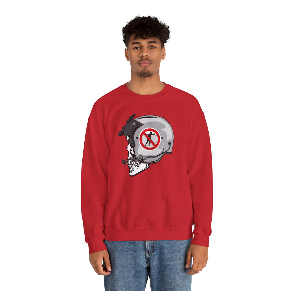 NO ZOMBIE RIDES SWEATSHIRT