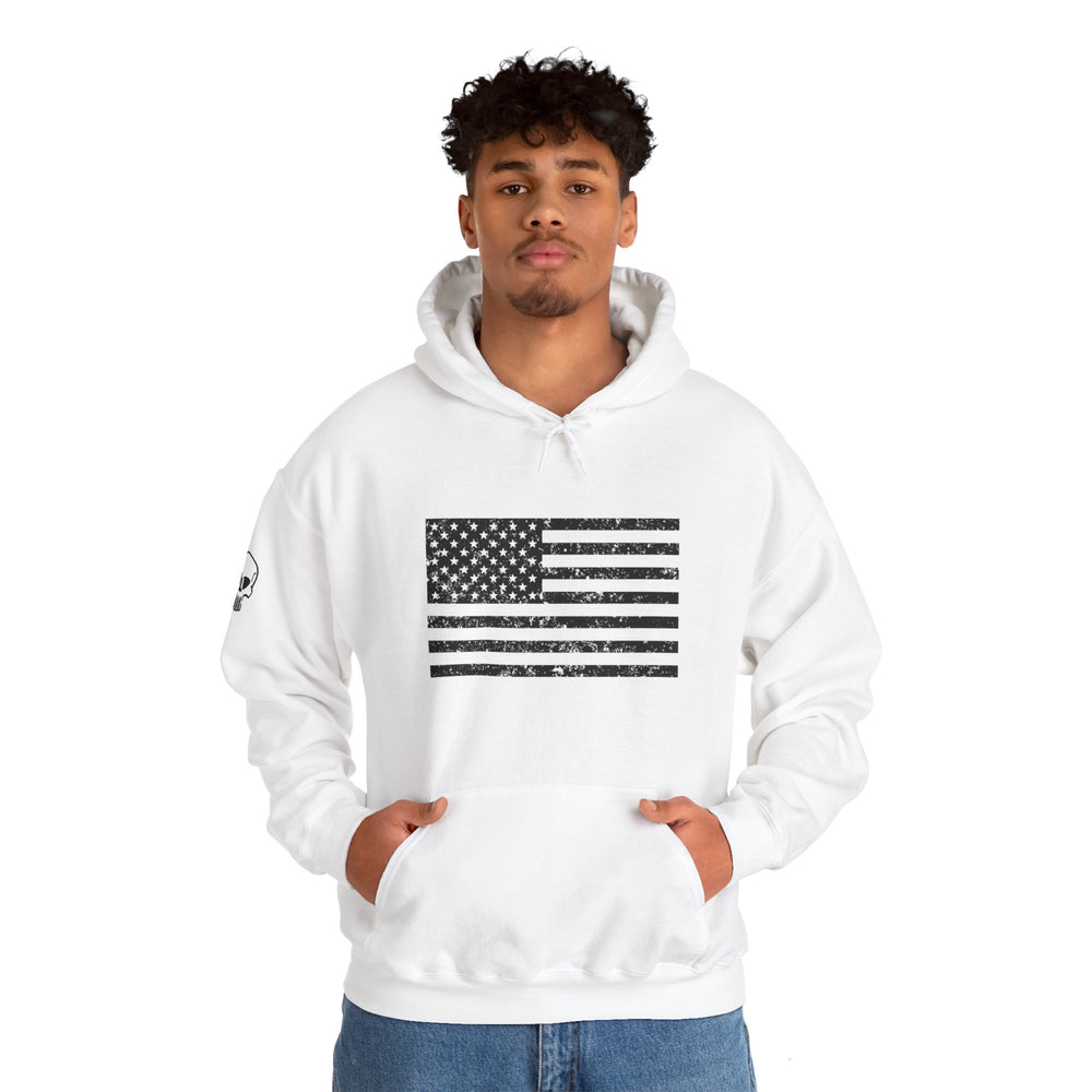 US GRUNGE FLAG HOODIE