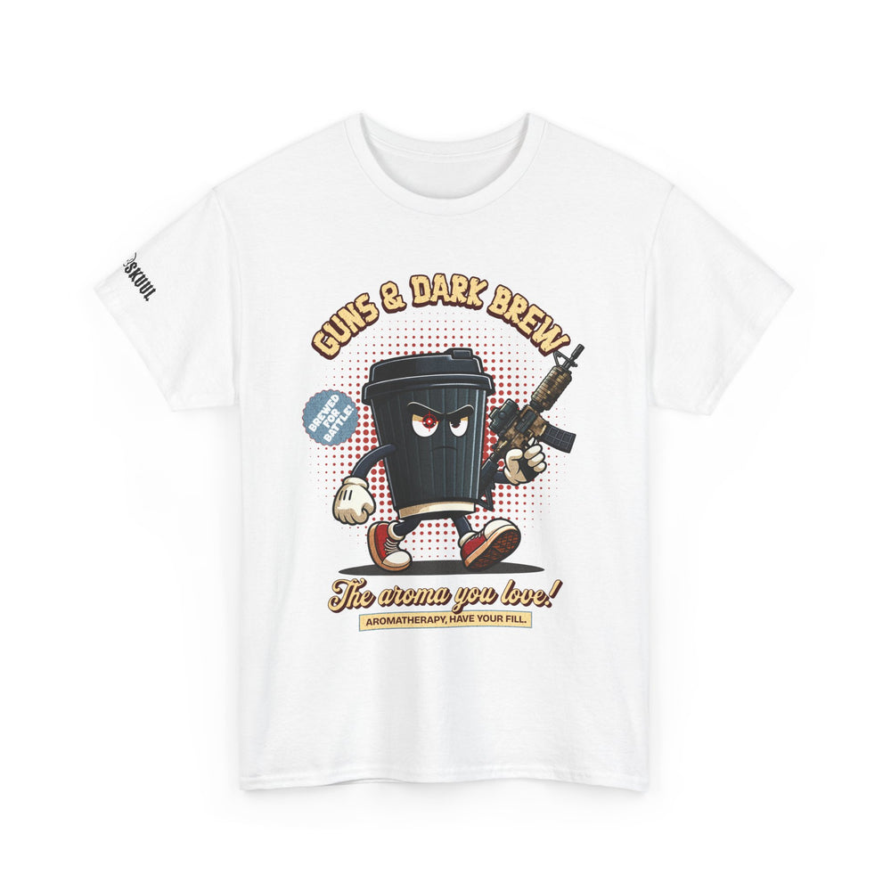 GUNS AND DARK BREW T SHIRT