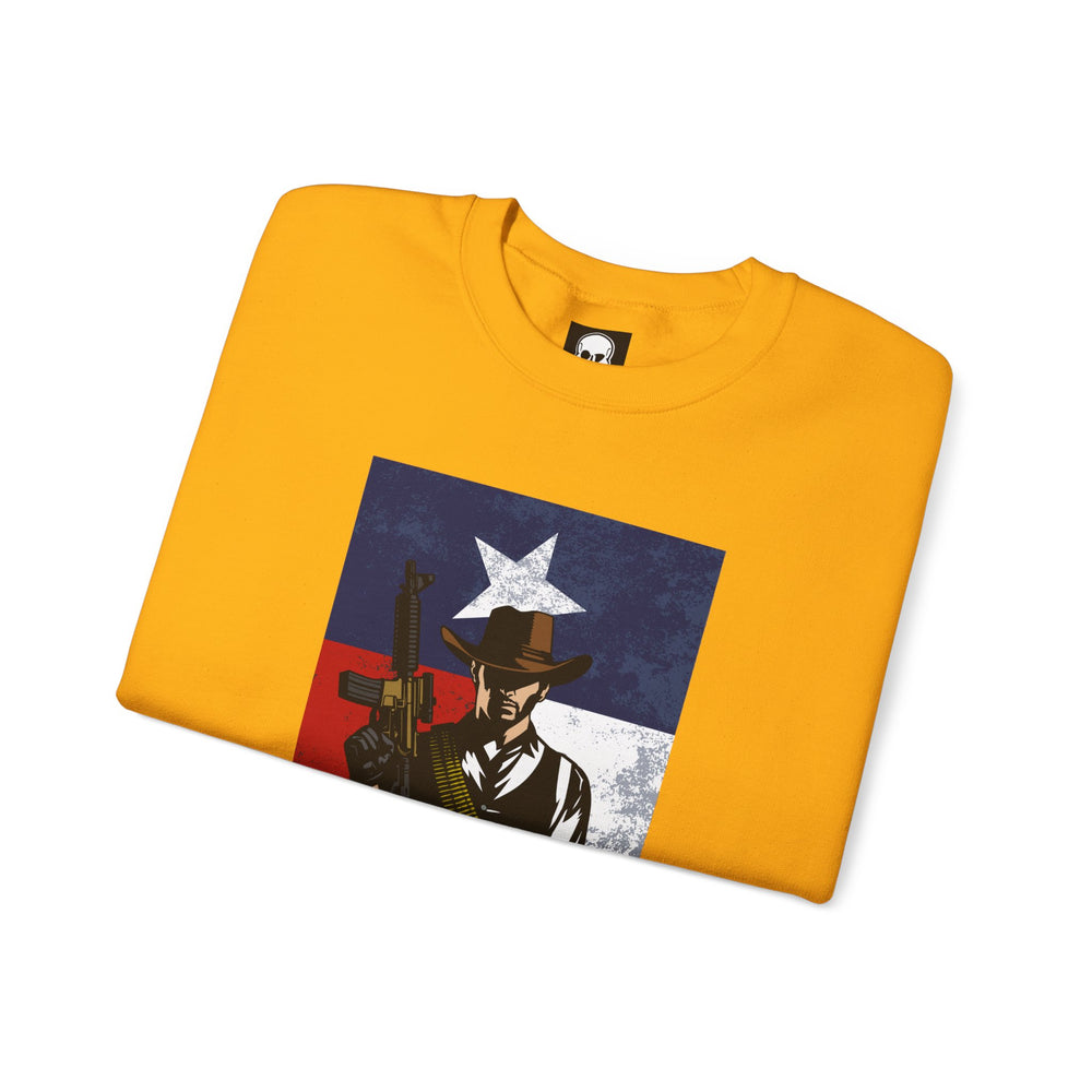 COWBOY TEXAS FLAG SWEATSHIRT