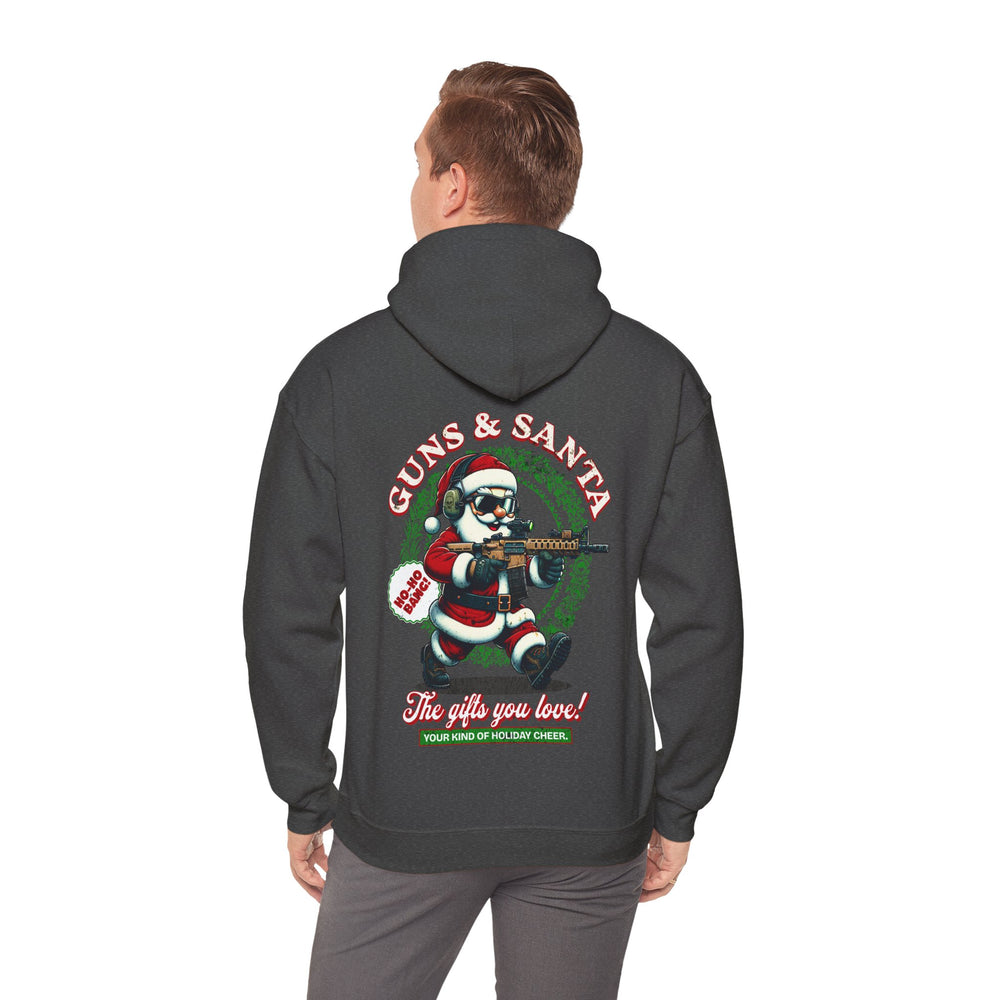 GUNS AND SANTA HOODIE