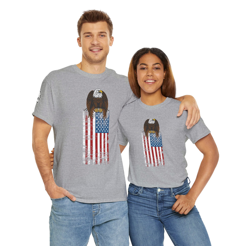 EAGLE USA FLAG T SHIRT