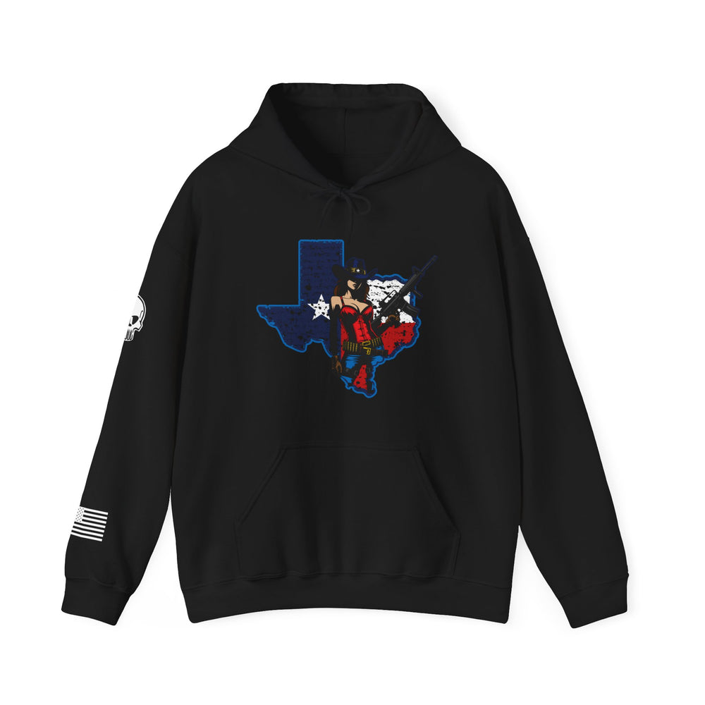 TEXAS STATE COWGIRL HOODIE