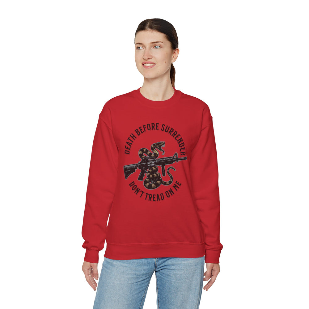 COLOR DEATH BEFORE SURRENDER SWEATSHIRT