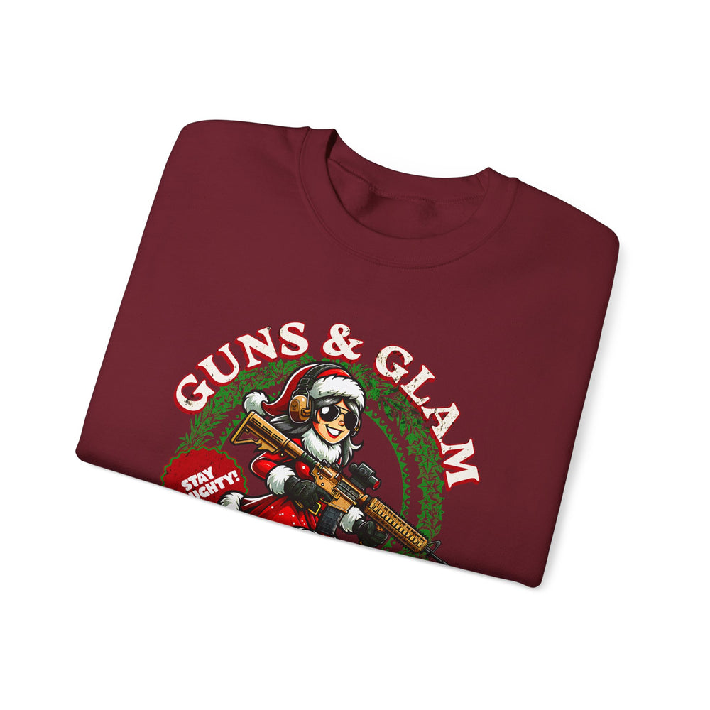 GUNS AND GLAM XMAS SWEATSHIRT