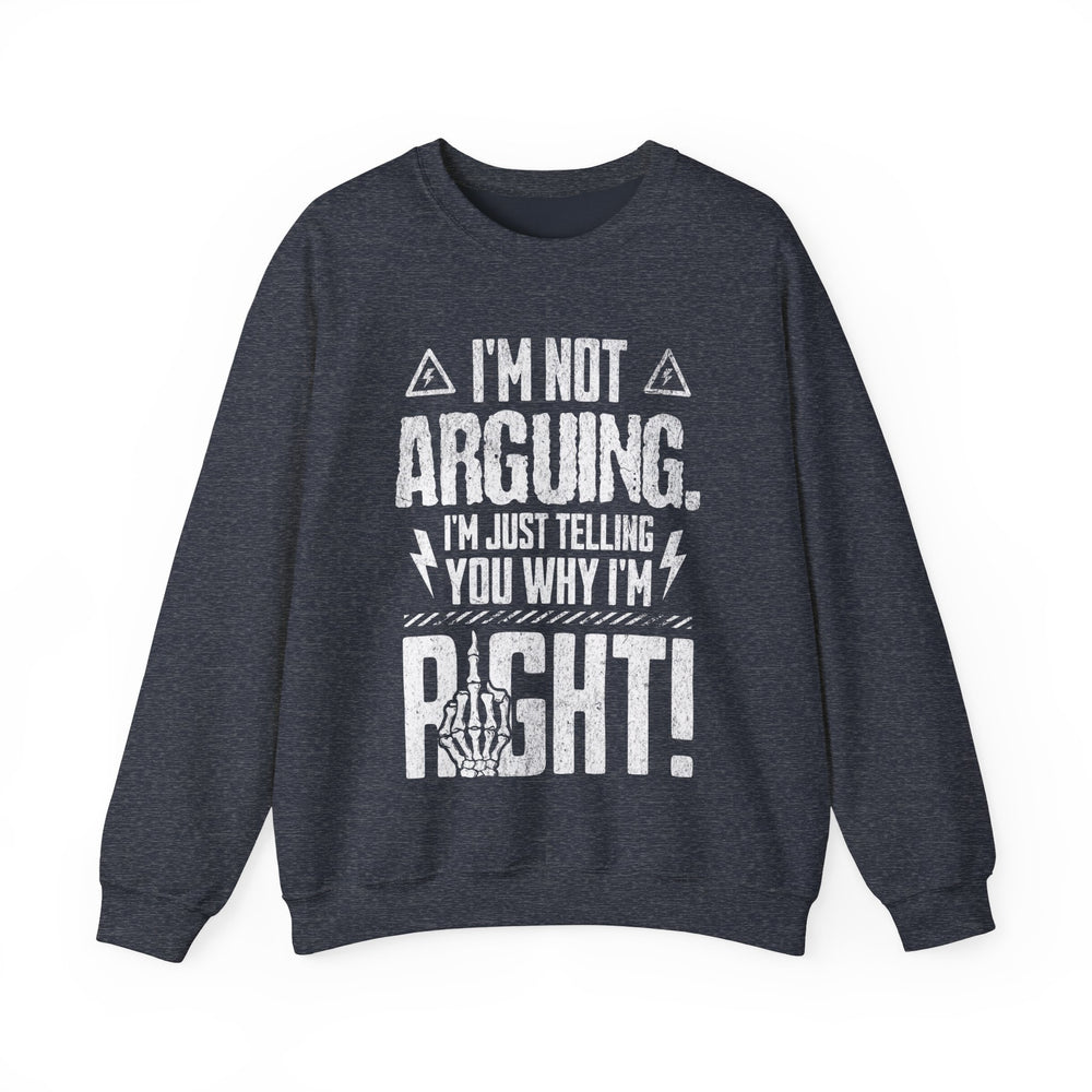 RIGHT BY DEFAULT SWEATSHIRT