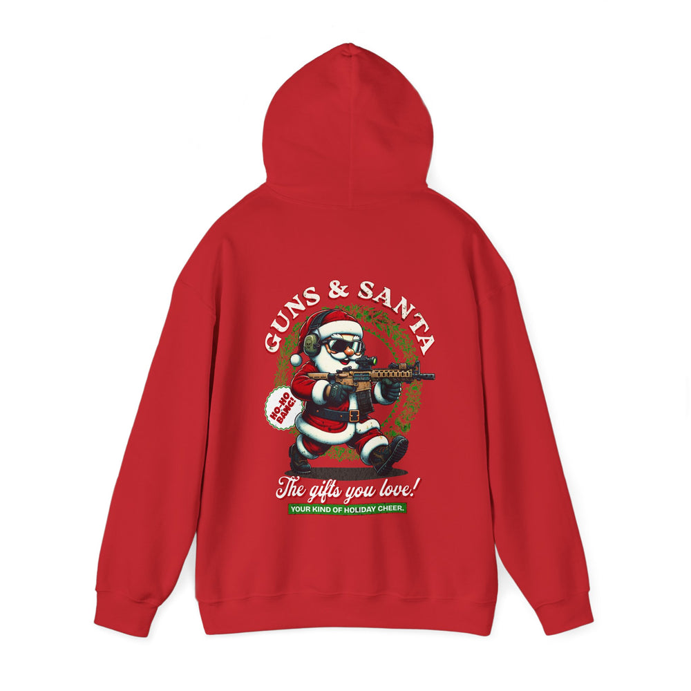 GUNS AND SANTA HOODIE