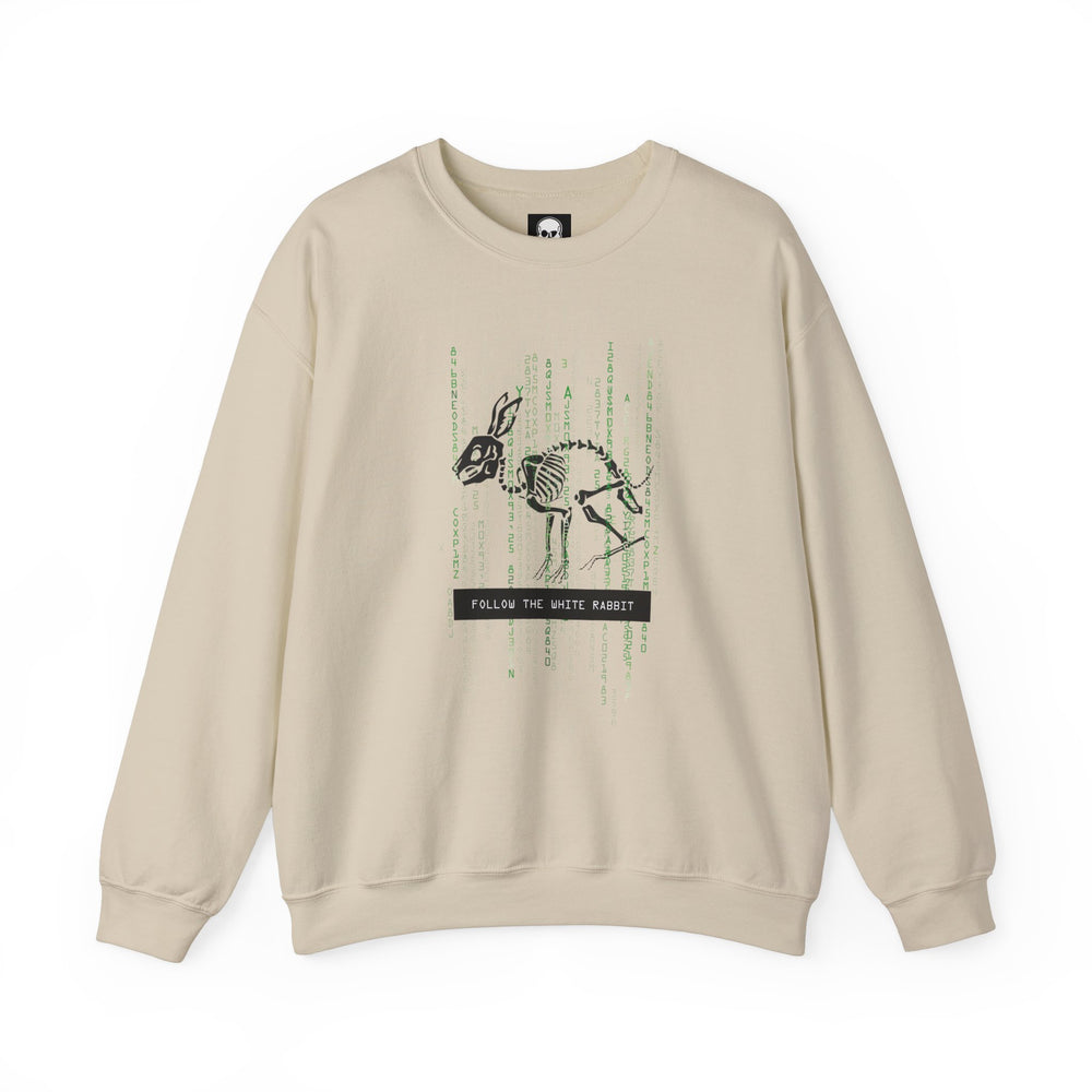 FOLLOW THE WHITE RABBIT SWEATSHIRT