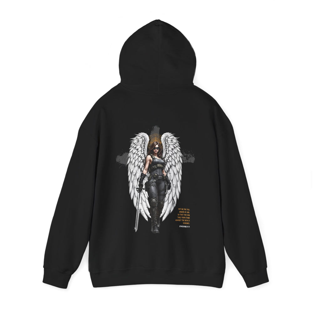 FEMALE ARCHANGEL EPHESIANS 6:11 HOODIE