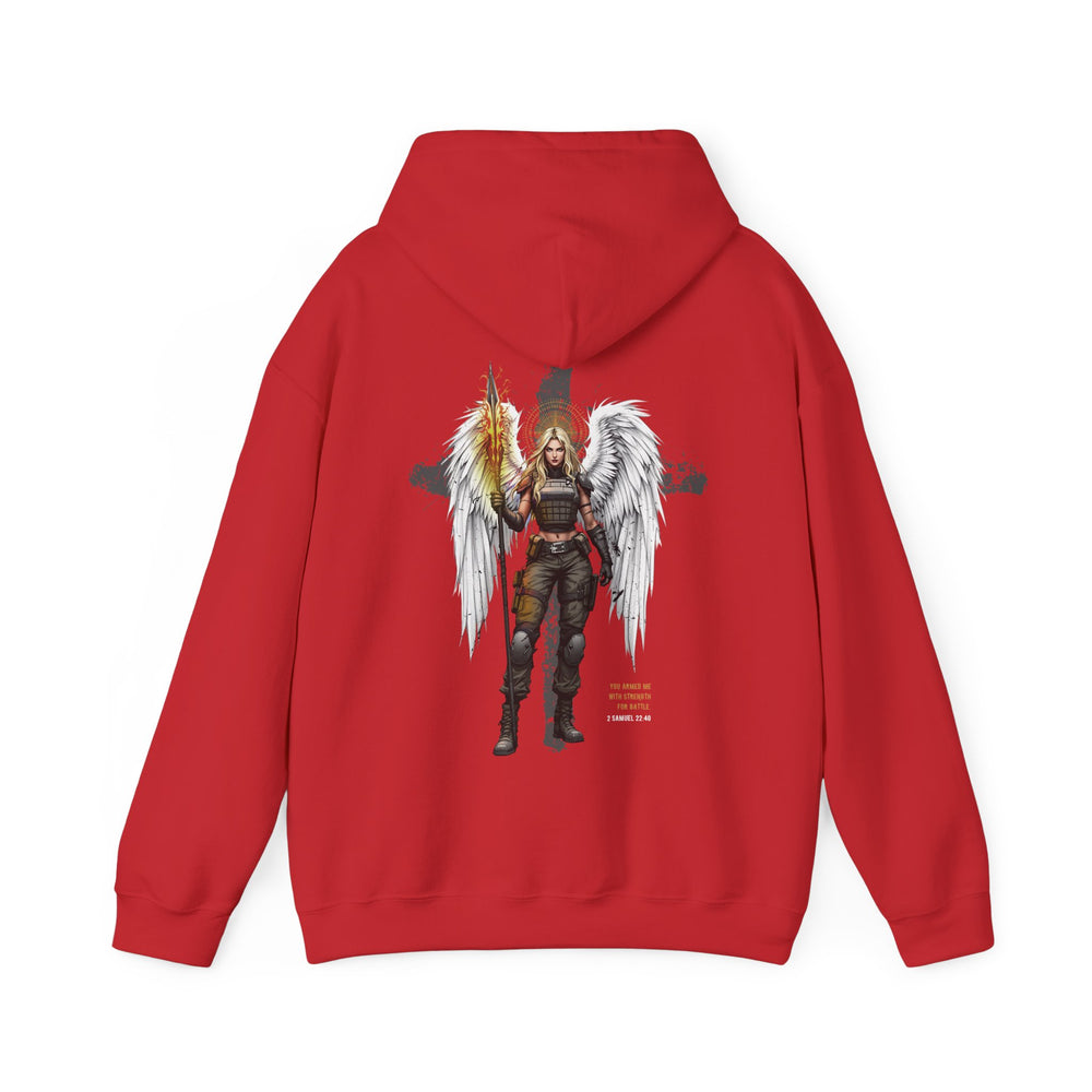 FEMALE ARCHANGEL 2 SAMUEL 22:40 HOODIE